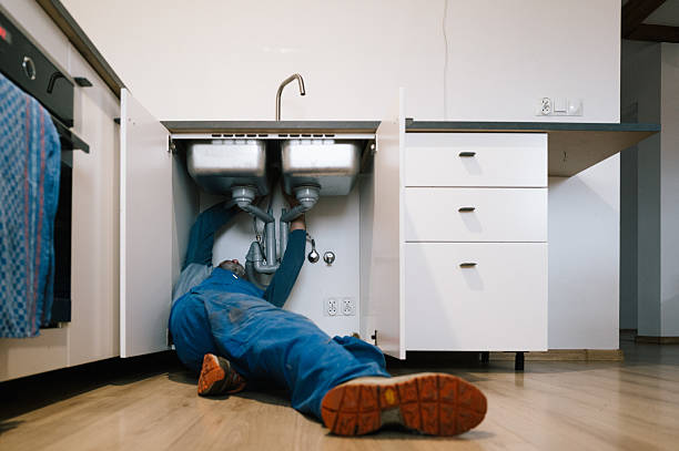 Professional Leak Detection technician working in Westerly, RI